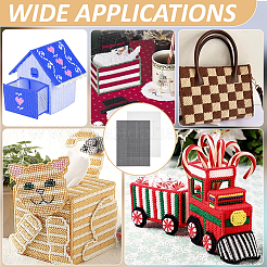 8шт 2 цвета полиэтиленовая пластиковая сетка&nbsp;DIY-PH0031-39