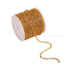 Латунные плоские овальные кабельные цепи&nbsp;CHC-CJ0001-18-NR