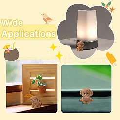 20 шт. 4 стиля мини-украшения для собак из смолы&nbsp;RESI-CJ0004-84