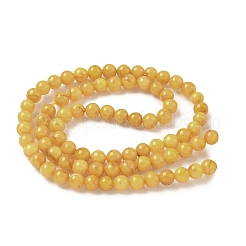 Нити из натуральных бусин из пчелиного воска&nbsp;G-L095-B02-5mm-01