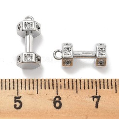 Латунные микропаве прозрачные подвески с фианитом&nbsp;KK-M102-46P