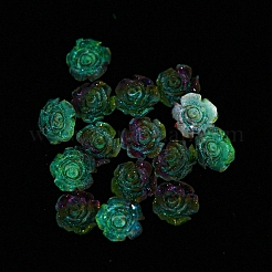 Светящиеся прозрачные кабошоны из смолы&nbsp;LS-RESI-D013-06E