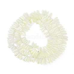 Стеклянные бусины с гальваническим покрытием &nbsp;X-EGLA-C005-01A-FR02