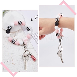 Наборы для изготовления брелоков из силиконовых бусин своими руками&nbsp;DIY-FI0001-15