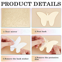 Акриловые настенные наклейки&nbsp;DIY-WH20013-60B