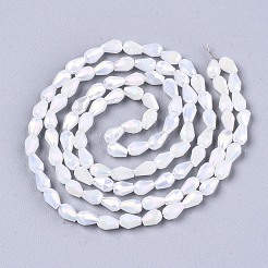 Стеклянные бусины с гальваническим покрытием &nbsp;X-EGLA-S194-02A-B01