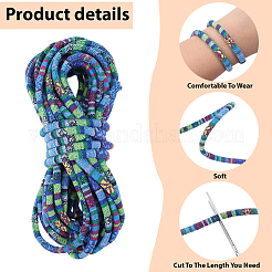 1 рулон этнических шнуров из полиэстера&nbsp;OCOR-CY0002-56B