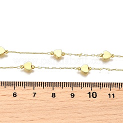 Ожерелья из латунной цепочки в форме сердца&nbsp;NJEW-M108-23G