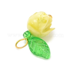 Подвески из синтетических ракушек в форме цветка&nbsp;PALLOY-JF03862-03