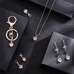 4 комплект подвесок из цинкового сплава&nbsp;HJEW-PH0001-13