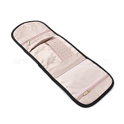 Сумки на молнии для хранения ювелирных изделий из полиэстера для колец&nbsp;ABAG-WH0046-10B