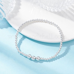 Эластичные браслеты из синтетического гематита с гальваническим покрытием&nbsp;BJEW-JB12584-01