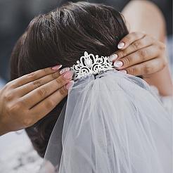 Фата для будущей невесты и сплава&nbsp;OHAR-WH0029-10