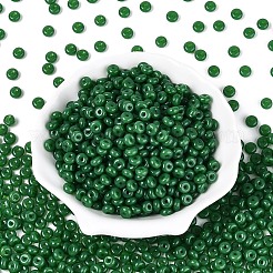 Непрозрачные цветные стеклянные бусины&nbsp;SEED-N007-39A-02