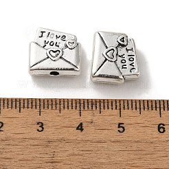 Сплавочные овальные бусины тибетского стиля &nbsp;PALLOY-P302-09E-AS