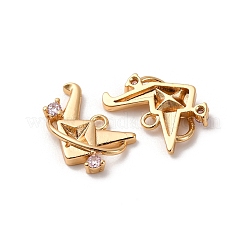 Латунные микро проложить кубического циркония подвески&nbsp;KK-Z112-06G