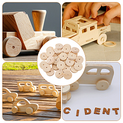 56 шт. деревянное круглое колесо&nbsp;FIND-GA0007-53