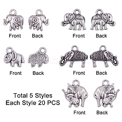 Сплавочные подвески тибетского стиля&nbsp;TIBE-PH0004-72AS
