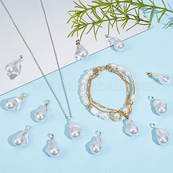 40 шт. 2 стиля подвески из искусственного жемчуга из смолы&nbsp;PALLOY-PH01754