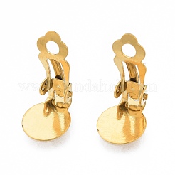 Фурнитура для сережек-клипс из нержавеющей стали 304&nbsp;X-STAS-N092-168G