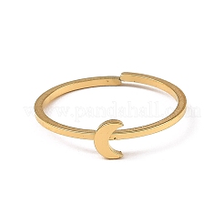 Регулируемые открытые манжетные кольца из нержавеющей стали 304&nbsp;RJEW-Q806-01G-02