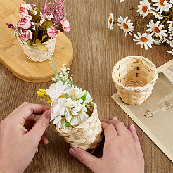 16 шт. мини-бамбуковая корзина&nbsp;AJEW-PH0007-61B