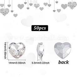 Стеклянные кабошоны со стразами&nbsp;RGLA-FG0001-15B