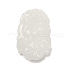 Резные подвески из натурального белого нефрита&nbsp;G-S384-01K