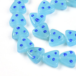 Бусы лэмпворк ручной работы&nbsp;LAMP-N028-01D