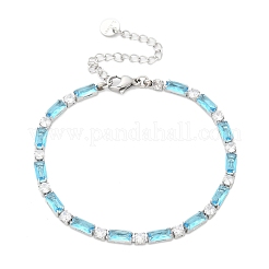 Браслеты из нержавеющей стали 304 со стразами для женщин&nbsp;BJEW-F488-20P