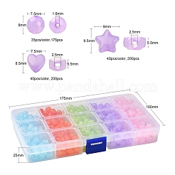 575шт 15 стиля имитация желе акриловые бусины&nbsp;MACR-YW0001-79