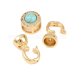 Латунное микропейв&nbsp;KK-U059-63G