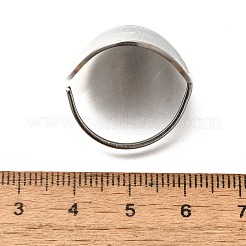 Овальные манжеты из нержавеющей стали 304 для женщин&nbsp;LS-RJEW-G339-01P