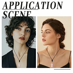 30шт регулируемый вощеный полиэстеровый шнур для изготовления ожерелья&nbsp;NJEW-YW00005