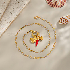 Ожерелья с подвесками из нержавеющей стали 304 в европейском стиле&nbsp;UV6745-1