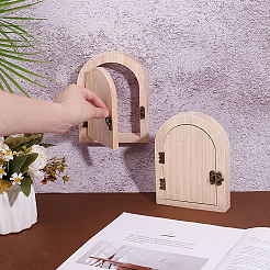 2 шт. деревянная крышка розетки выключателя&nbsp;AJEW-GA0008-85