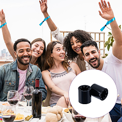 20 шт. пряжки для браслета из пластика с помпоном&nbsp;KY-NB0001-78C