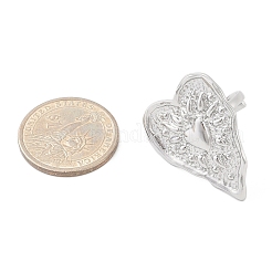 Кольца-манжеты в форме сердца из нержавеющей стали 304 с защитой от потускнения&nbsp;RJEW-M047-08P