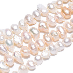 Нити из натурального культивированного пресноводного жемчуга&nbsp;LS-PEAR-N014-05