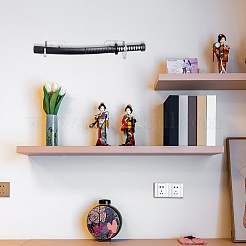 Акриловые настенные стойки для софтбольных/теннисных бит&nbsp;LS-ODIS-WH0334-005A