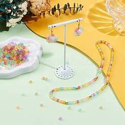 Матовые прозрачные стеклянные бусины&nbsp;FGLA-PA0001-02A