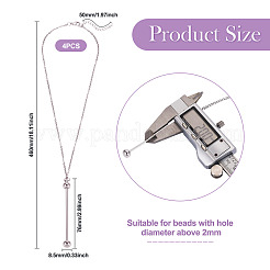 Изготовление ожерелий из нержавеющей стали 304 NJEW-TAC0012-01