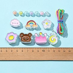 Прозрачные акриловые бусины&nbsp;OACR-FS0001-14