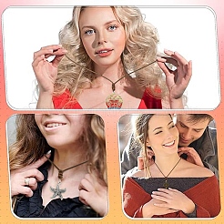 Корейский вощеный полиэстеровый шнур регулируемое ожерелье изготовление&nbsp;NJEW-YW00001