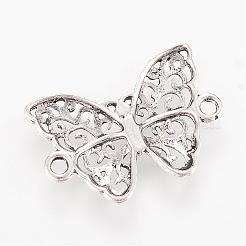 Соединители из сплава в тибетском стиле&nbsp;TIBE-Q066-03AS-RS