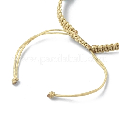 Браслет из плетеных бусин из натуральной ракушки и синтетической бирюзы&nbsp;BJEW-TA00416-01