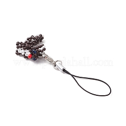 Белка стеклянный бисер бисерные подвески мобильные ремни&nbsp;HJEW-MZ00191