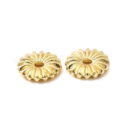 Цветочные латунные бусины&nbsp;KK-H520-04B-G