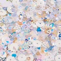 Лазерный блестящий блеск для ногтей&nbsp;LS-X-MRMJ-S019-001E