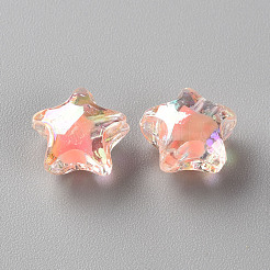 Прозрачные акриловые бусины&nbsp;TACR-S152-01B-SS2109